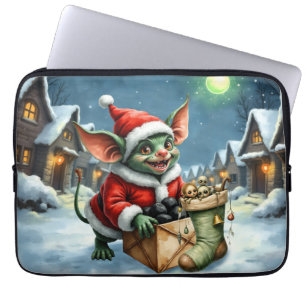 Naughty List Delivery: De Giblin-Clausekroniek Laptop Sleeve