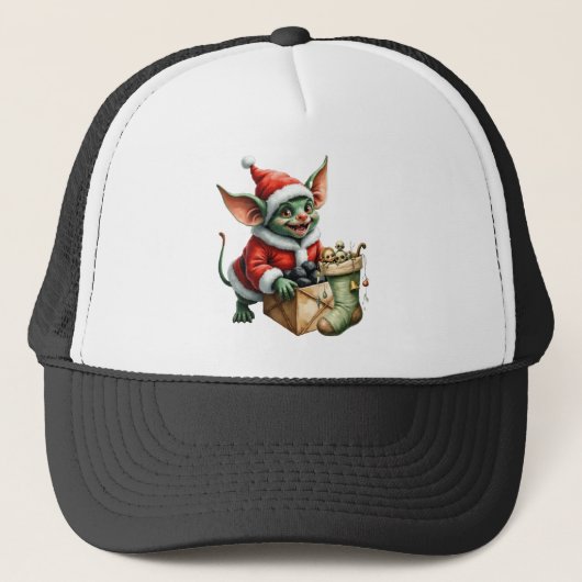 Naughty List Delivery: The Goblin Clause Chronicle Trucker Pet (Voorkant)