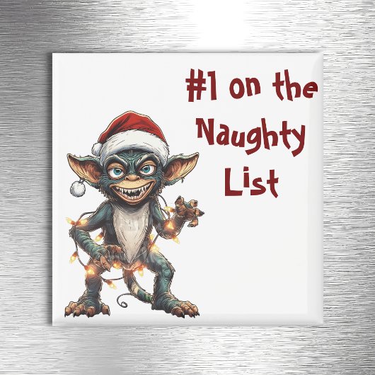 Naughty List Gremlin Magneet