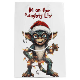 Naughty List Gremlin Medium Cadeauzakje