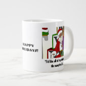 Naughty List Grote Koffiekop (Voorkant rechts)