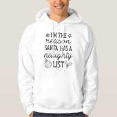 Naughty List Hoodie (Voorkant)