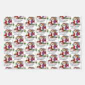 Naughty List Inpakpapier Vel (Voorkant 2)