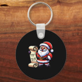 Naughty List Kids Who Say 67 Funny Meme 6 7 Christ Sleutelhanger (Voorkant)