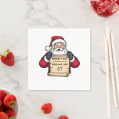 Naughty List Kids Who Say 6 7 Six Seven Christmas  Servet (Insitu)