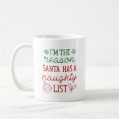 Naughty List Koffiemok (Links)