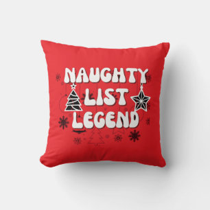 Naughty list kussen