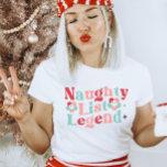 Naughty List Legend Retro Grappig Kerstfeest T-shirt<br><div class="desc">Dit stijlvolle kerstontwerp is ideaal voor zowel kinder als volwassen shirten. Dit vakantie shirt is een perfect kerstcadeau,  kous stuffer,  vakantie cadeau ruilen of gewoon een speciaal cadeau voor u van de Kerstman.</div>