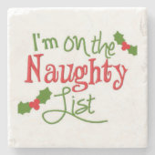 **NAUGHTY LIST* ONDERZETTER (Voorkant)