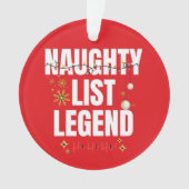 Naughty list ornament (voorkant)