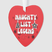 Naughty list ornament (voorkant)