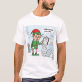 Naughty List Overload – Elf Accountability Tee T-shirt (Voorkant)