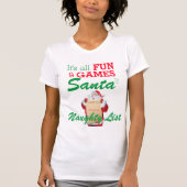 Naughty List Quote T-shirt (Voorkant)