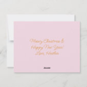 Naughty List Schattigee Kattenkerst Feestdagenkaart (Achterkant)