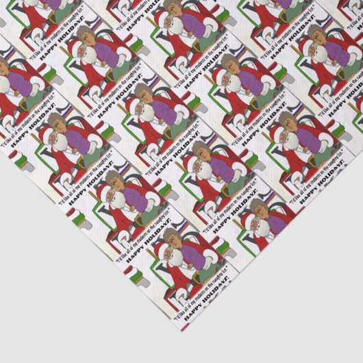 Naughty List Tissuepapier (Detail)