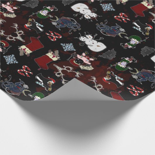 NAUGHTY LIST WRAPPING PAPIER (Hoek)