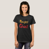 Naughty Little Ghost Cute Happy Halloween Spooky S T-shirt (Voorkant volledig)