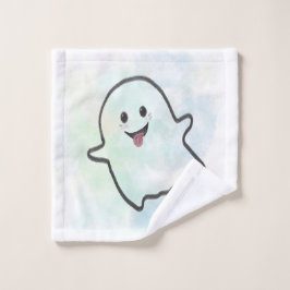Naughty little ghost washandje