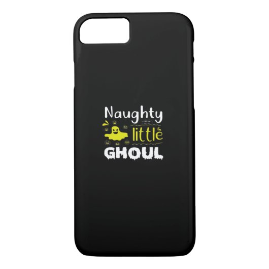 Naughty Little Ghoul Funny Halloween Design Case-Mate iPhone Case (Achterkant)