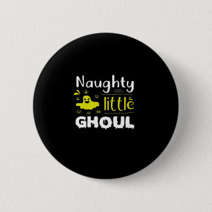 Naughty Little Ghoul Ronde Button 5,7 Cm