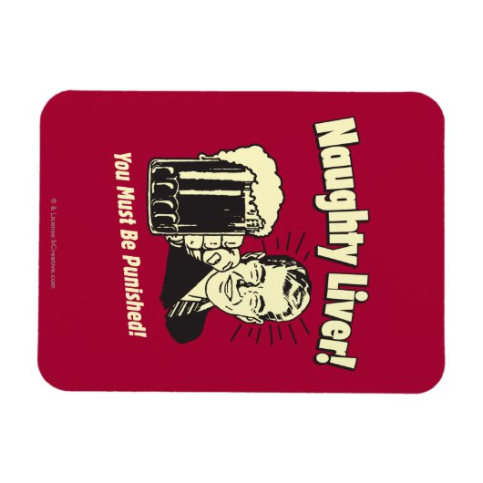 Naughty Liver: You Must Be Punished Magneet (Horizontaal)