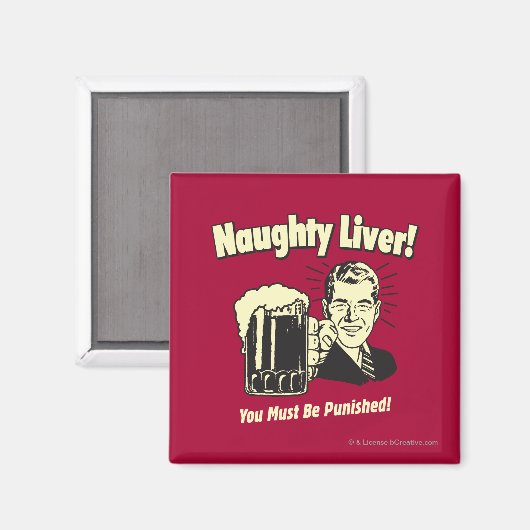 Naughty Liver: You Must Be Punished Magneet (Voorkant / Achterkant)