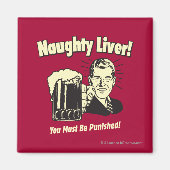 Naughty Liver: You Must Be Punished Magneet (Voorkant)