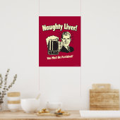 Naughty Liver: You Must Be Punished Poster (Keuken)
