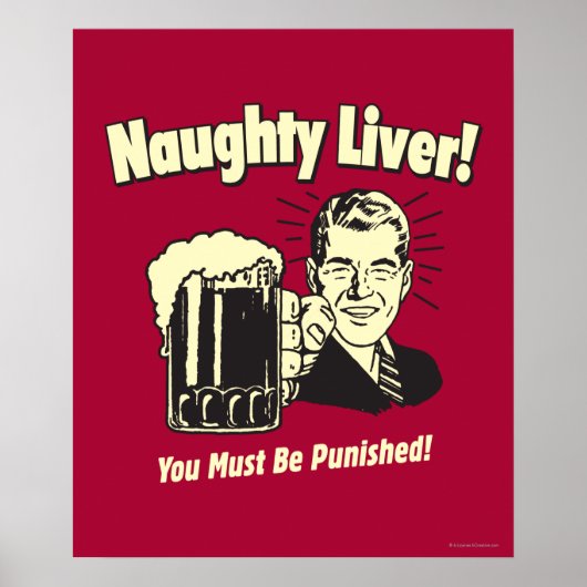 Naughty Liver: You Must Be Punished Poster (Voorkant)