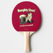 Naughty Liver: You Must Be Punished Tafeltennisbatje (Voorkant)