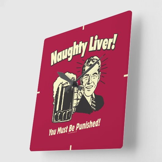 Naughty Liver: You Must Be Punished Vierkante Klok (Hoek)