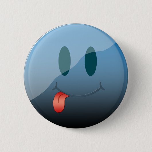 Naughty maar aardig ronde button 5,7 cm (Voorkant)