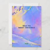 Naughty, maar de kerstman van de kerstman van goed feestdagenkaart (Achterkant)