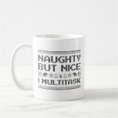Naughty, maar Nice I Multitask Koffiemok (Links)