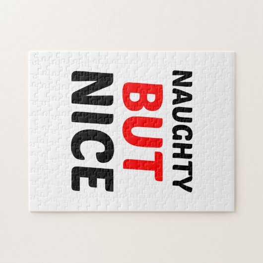 NAUGHTY MAAR NICE LEGPUZZEL (Horizontaal)