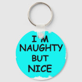 NAUGHTY MAAR NICE SLEUTELHANGER (Voorkant)