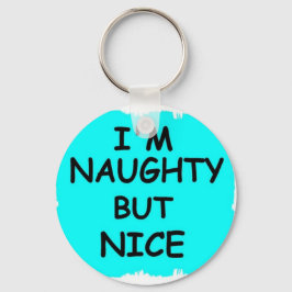 NAUGHTY MAAR NICE SLEUTELHANGER
