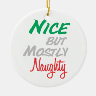 Naughty Mix Up Keramisch Ornament