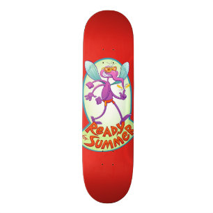 Naughty mug klaar om je deze zomer te bijten persoonlijk skateboard