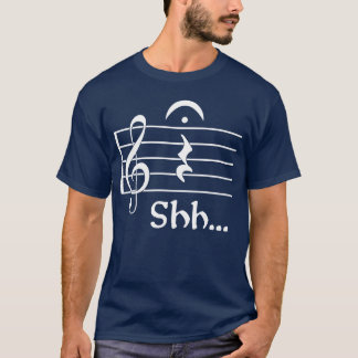 Naughty Music Shhh vriend T-shirt