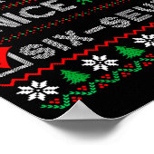 Naughty Nice 6-7 Funny Brainrot Meme Ugly Xmas Six Poster (Hoek)