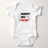 Naughty Nice Baby Bodysuit (Voorkant)