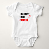 Naughty Nice Baby Bodysuit (Voorkant)