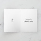 "NAUGHTY & NICE" BOEK ST. NICOLAAS W PUPPY GROET FEESTDAGEN KAART (Binnen)