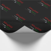 Naughty Nice Cadeaupapier (Hoek)