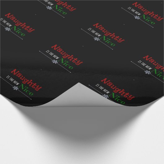 Naughty Nice Cadeaupapier (Hoek)