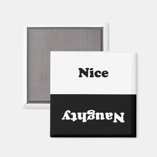 Naughty Nice Clean Dirty ON OFF Dishwas Laundry Magneet (Voorkant / Achterkant)