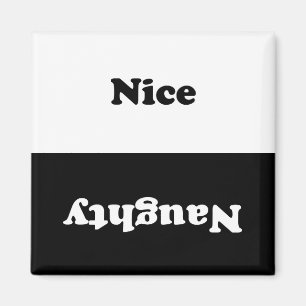 Naughty Nice Clean Dirty ON OFF Dishwas Laundry Magneet