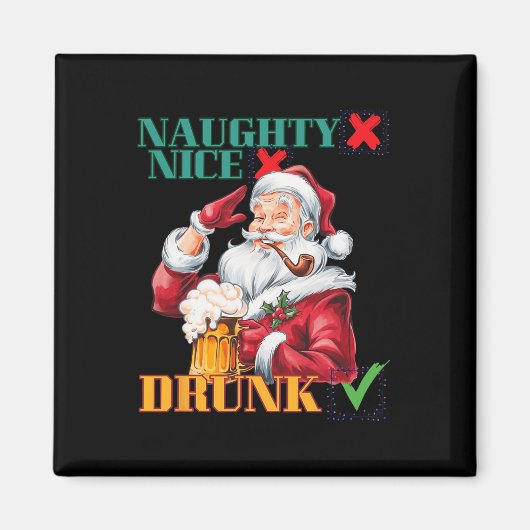 Naughty Nice Drink Magneet (Voorkant)