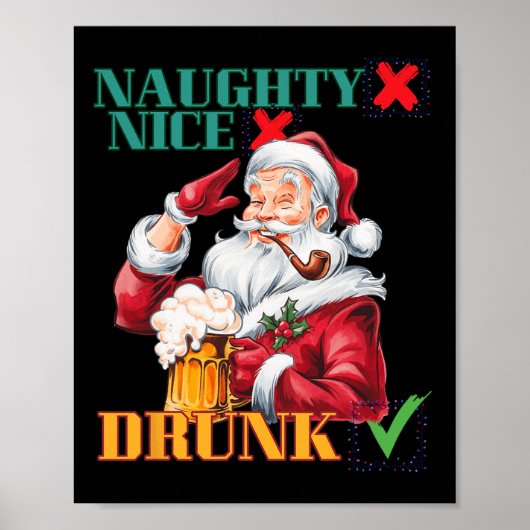Naughty Nice Drink Poster (Voorkant)